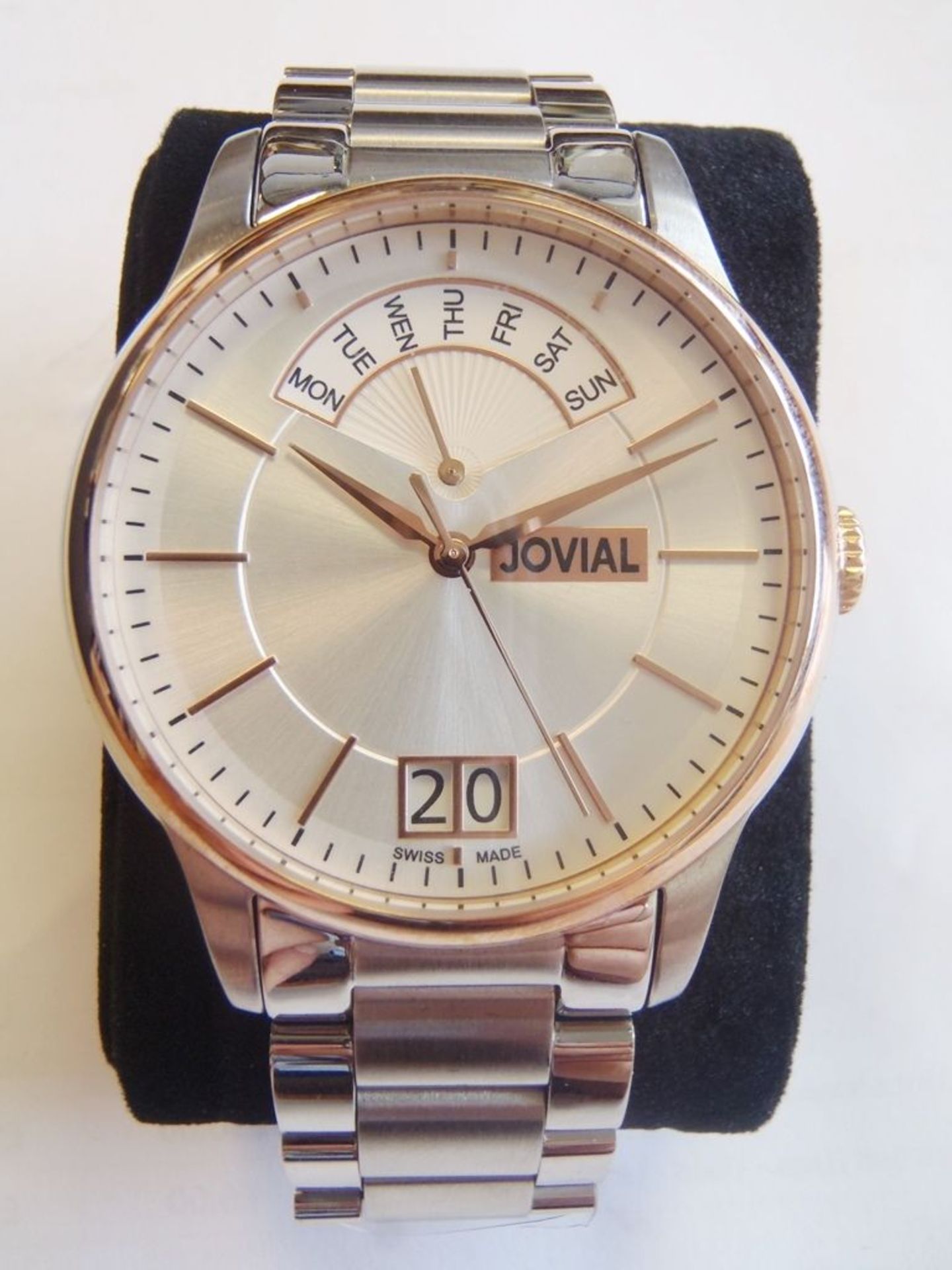 Jovial Watch Silver and Rose Gold Genuine Unworn and NEW condition - Image 3 of 4