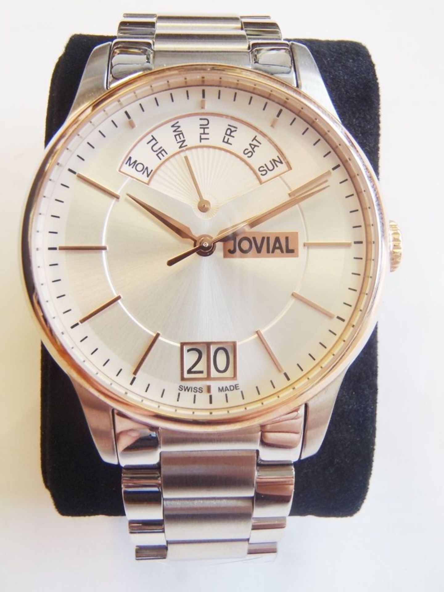 Jovial Watch Silver and Rose Gold Genuine Unworn and NEW condition - Image 4 of 4