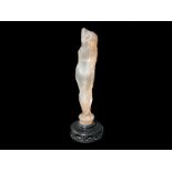 A Stunning René Lalique Glass Figure of a Young Naked Model by René Lalique (1860-1945) Statuette “