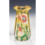 Vase Legras & Cie., Verreries de Saint-Denis, um 1900 Farbloses, verlaufend bernsteingelb