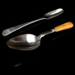 Two Victorian Silver Medicine Spoons,