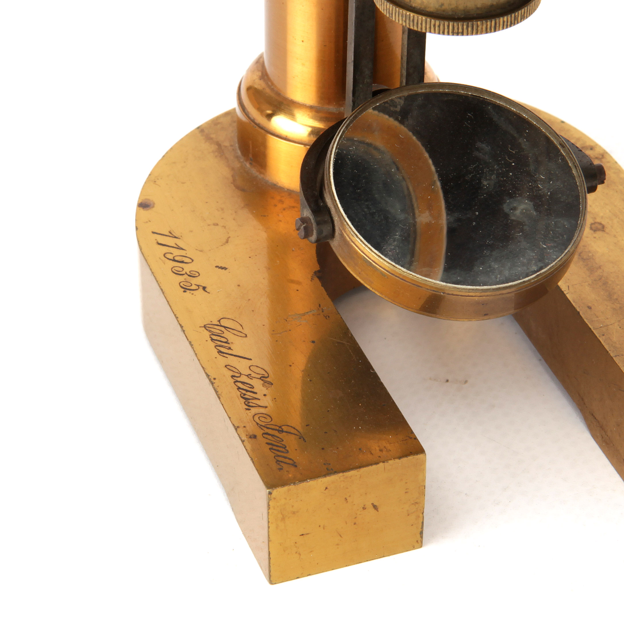 A Carl Zeiss Jenna Brass Compound Microscope, - Image 2 of 2