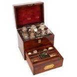 An English Mahogany Domestic Medicine Chest,