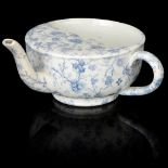 A Blue & White Spouted Feeding Cup,