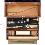 A 3 Tier Case of Drawing Instruments,