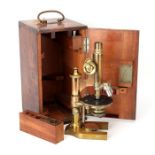 An E. Leitz Microscope,