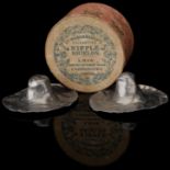 A Pair of Dr Wansbrough's Celebrated Nipple Shields,