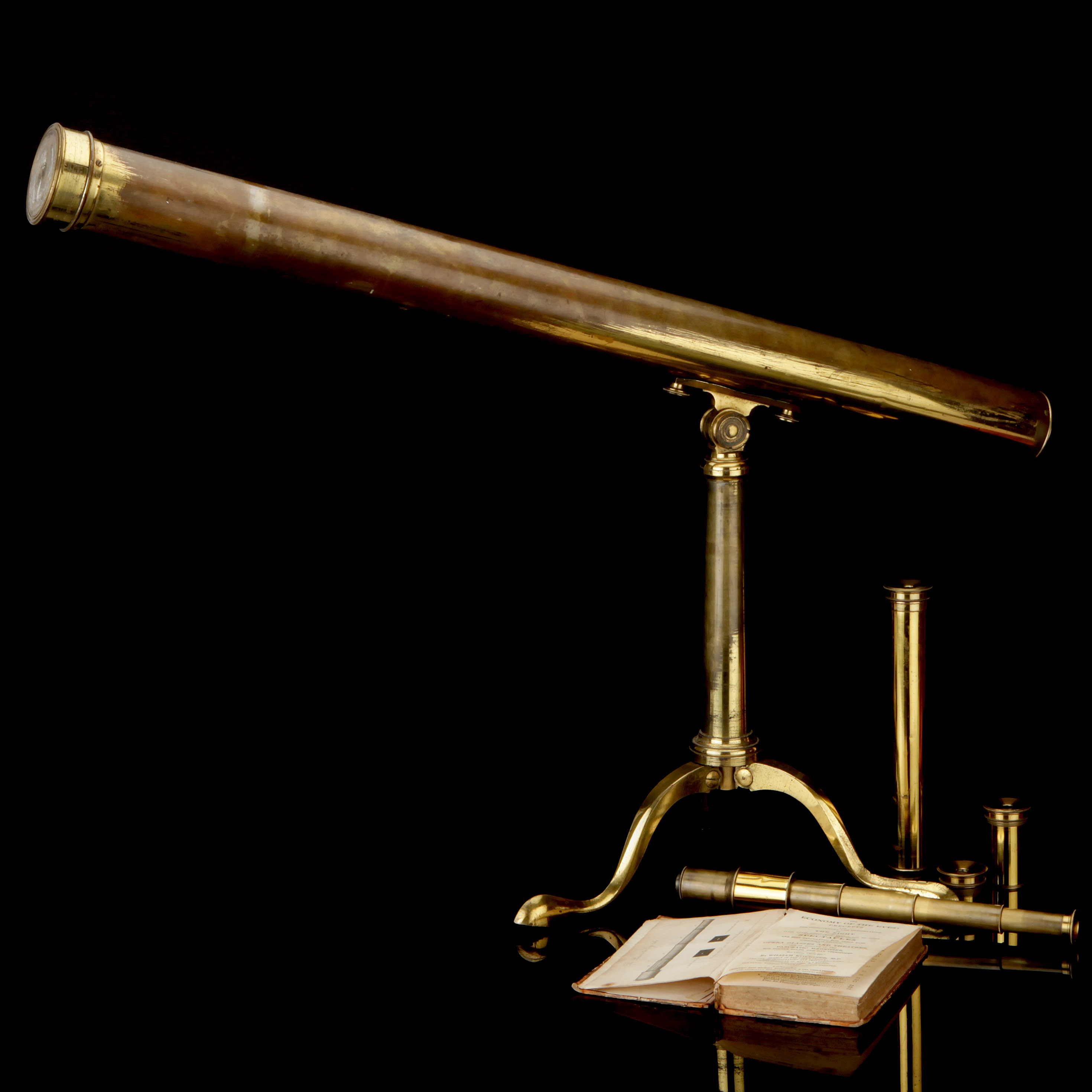 A Library Telescope with Dr Kitchiner's Pancratic Eye Tube,