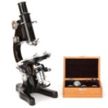 A Leitz Polarising Model KM Microscope,
