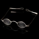 A Pair of Georgian Silver Reading Spectacles,