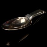Folding and Locking Victorian Silver Medicine Spoon,