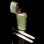 A Georgian Shagreen Lancet Case,