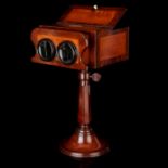 A Brewster-Pattern Pedestal Dioramic Stereoscope,