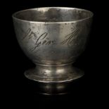 An 18th Century English Pewter Medicine Measure,