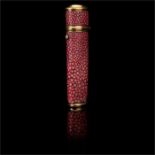 An 18th Century Gold and Rayskin Lancet Case,