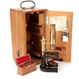 An E. Leitz Microscope,