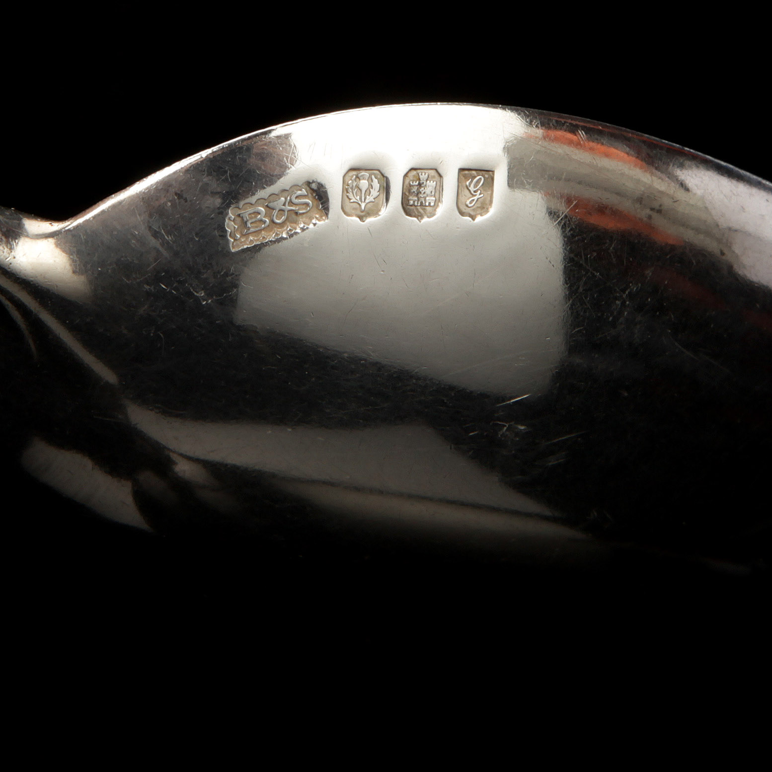 A Large Scottish Silver Medicine Spoon, - Image 2 of 2