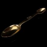 A Victorian Silver-Gilt Medicine Spoon,