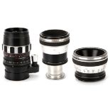 Three Pignons Alpa Mount Lenses,