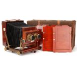 A Thornton-Pickard 'Crown' Stereo Half Plate Field Camera,