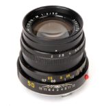 A Leitz Summicron-M f/2 50mm Lens,