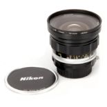 A Nikon Nikkor-UD f/3.5 20mm Lens,