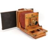 A Demaria-Lapierre Half Plate Studio Camera,