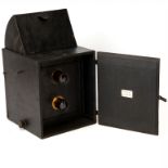 A Ross Portable Divided TLR Camera,