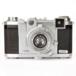 A Zeiss Ikon Tenax II Rangefinder Camera,