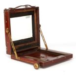 A Parker & Co. Companion Half Plate Mahogany Field Chassis,