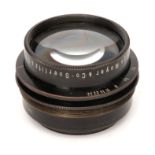 A Hugo Meyer Trioplan f/3 6" Lens,