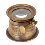 An Unmarked Brass Loupe,