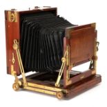 A Thornton-Pickard Triple Victo Stereo Half Plate Field Camera,