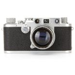 A Leica IIIf Rangefinder Camera,