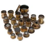 A Good Selection of Various Brass Lenses,