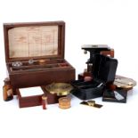 Collection of Microscope Slide Preperation Equipment,