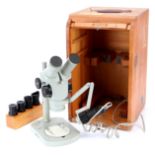 A Zeiss Binocular Microscope,