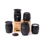 Five Canon EF Mount Lenses,