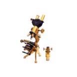 A W. Watson & Sons Edinburgh 'H' Compound Microscope,