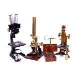 A Henry Crouch Compound Microscope,
