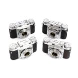 Four Voigtlander Prominent I Rangefinder Bodies,