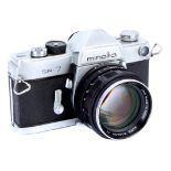 A Minolta SR-7 SLR Camera,