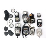 A Collection of Various Light Meters,