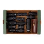 A Group of Various Telephoto Lenses,