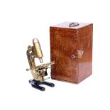 Polished Brass Microscope,