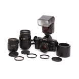 A Nikon F-801 SLR Camera,