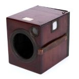 A Early Mahogany Box Camera by Bland & Long,