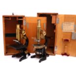 Two Leitz Compound Microscopes,