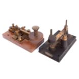 Two Early Morse Keys,