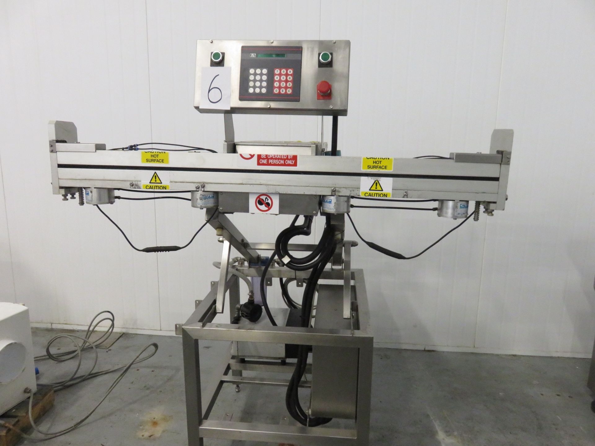 CVP Model A300 bulk bag sealer. Gas/Vacuum. Jaws 450mm long. S/s LIFT OUT CHARGE £30